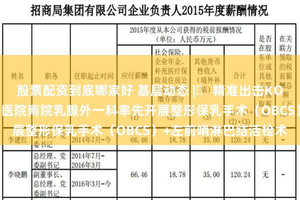 股票配资到底哪家好 基层动态 |​ 精准出击KO“粉红杀手”—— 市第一医院南院乳腺外一科率先开展整形保乳手术（OBCS）+左前哨淋巴结活检术