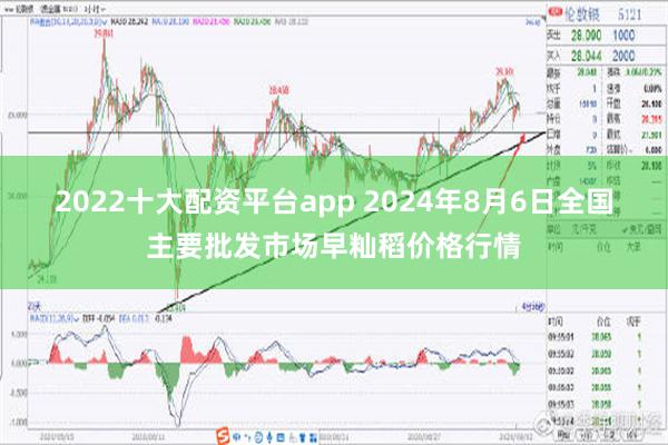 2022十大配资平台app 2024年8月6日全国主要批发市场早籼稻价格行情