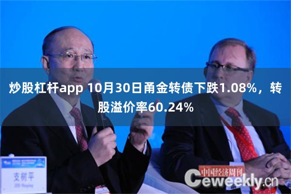 炒股杠杆app 10月30日甬金转债下跌1.08%，转股溢价率60.24%