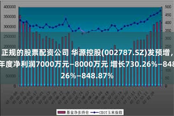 正规的股票配资公司 华源控股(002787.SZ)发预增，2024年度净利润7000万元—8000万元 增长730.26%—848.87%